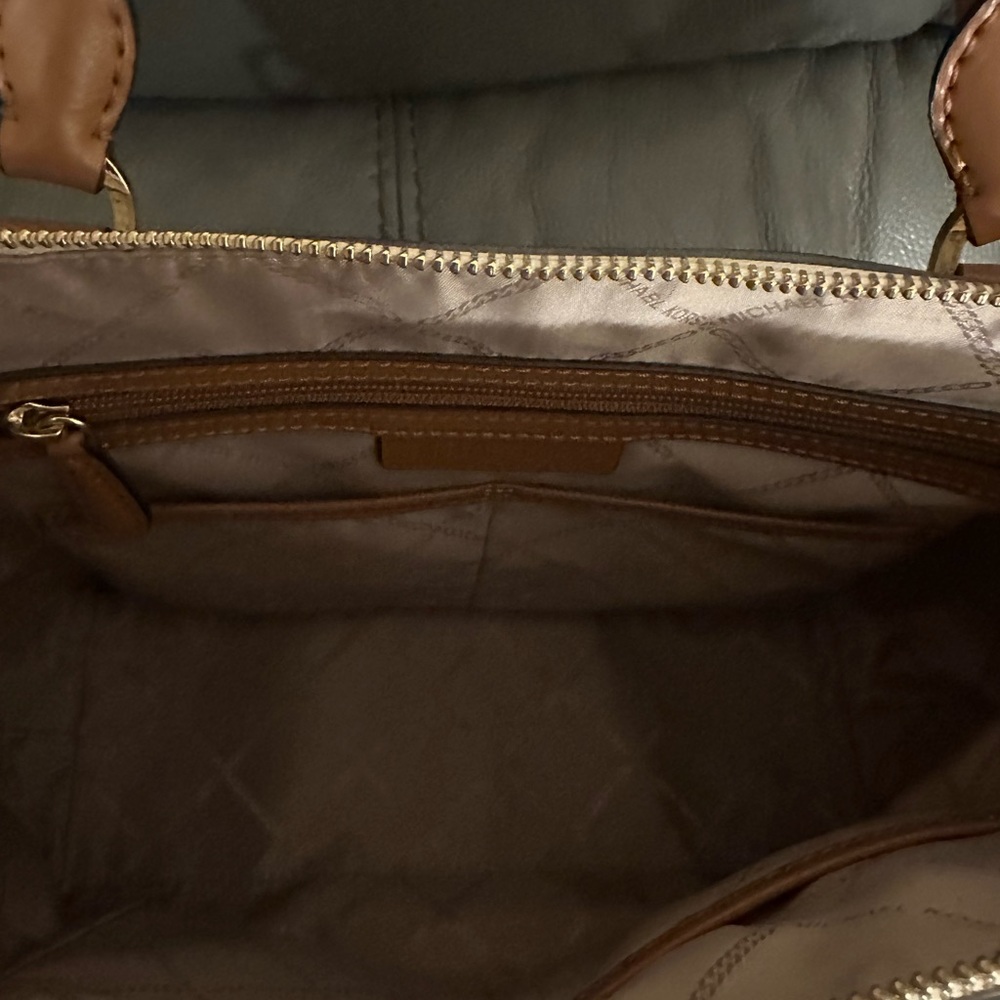 Michael Kors Beige and Brown Women's Bag - Picture 4 of 5